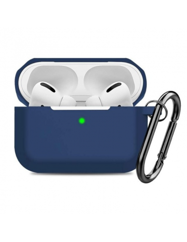 protective case silicone pour Airpods Pro bleu