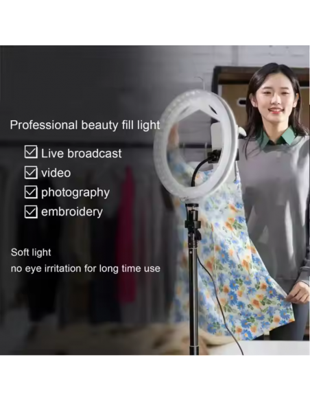 Selfie Ring Light Professionnel 13"