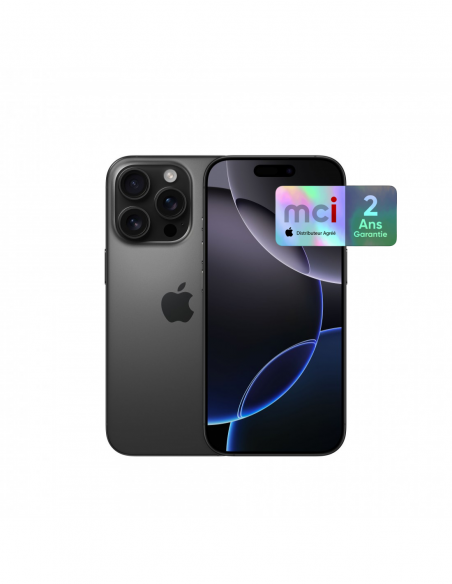 iphone 16 pro black titanium 128 Go