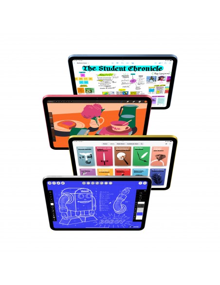 iPad A16 11ème gén. Wi-Fi+ Cellular eSIM 128 GO - Silver