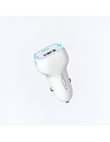 Chargeur Voiture MIQIA Fast Charging 20W Type-C 2 Ports