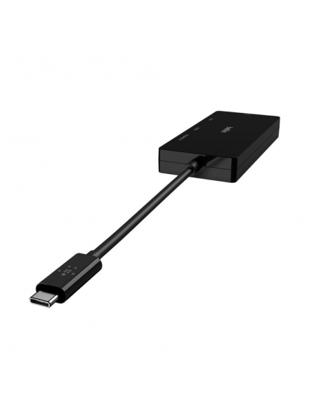 Adaptateur USB-C Belkin vers multiport HDMI, VGA, DisplayPort et DVI