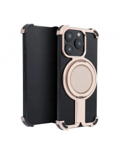 Coque en Métal avec Support Magnétique Pour iPhone 16 Pro...
