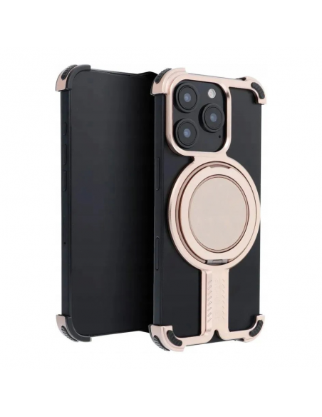 Coque en Métal avec Support Magnétique Pour iPhone 16 Pro Max