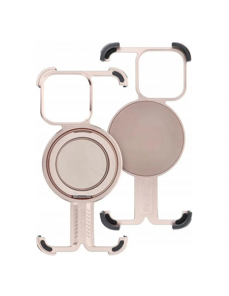 Coque en Métal avec Support Magnétique Pour iPhone 16 Pro Max