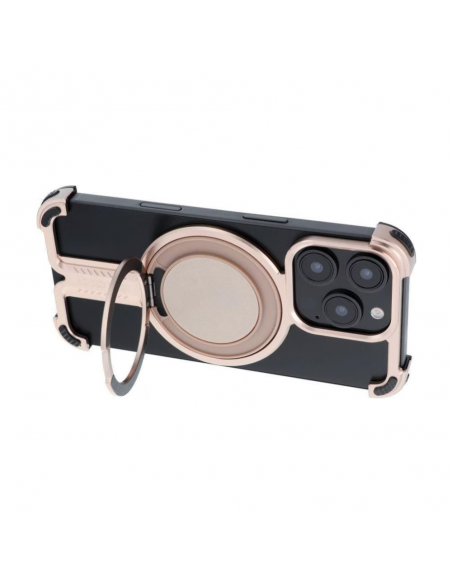 Coque en Métal avec Support Magnétique Pour iPhone 16 Pro Max