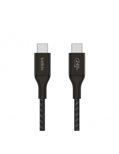 Cable USB-C Vers USB-C Belkin 240W 2M Noir