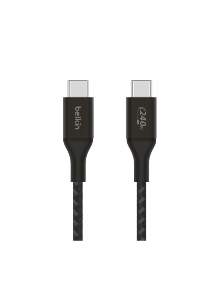 Cable USB-C Vers USB-C Belkin 240W 2M Noir