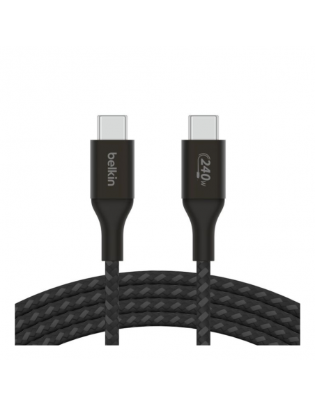 Cable USB-C Vers USB-C Belkin 240W 2M Noir