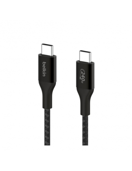 Cable USB-C Vers USB-C Belkin 240W 2M Noir