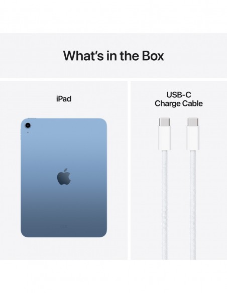 iPad A16 11ème gén. Wi-Fi+ Cellular eSIM 128 GO - Bleu
