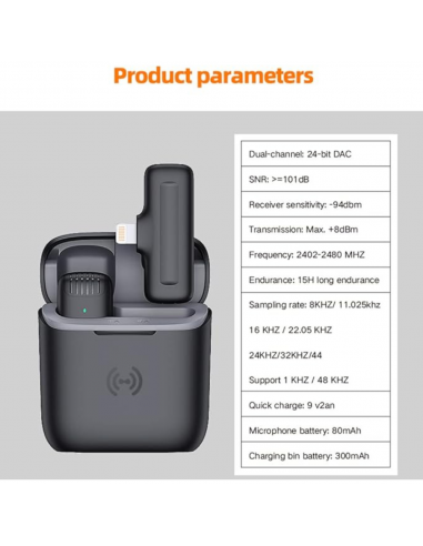 Microphone Sans Fil Lightning