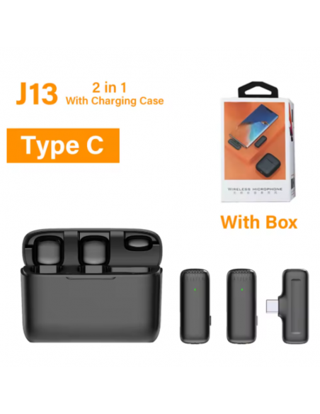 Microphone Double Sans Fil Type-C - Content Creators Micro Wireless