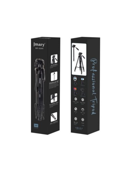Trépied 2en1 Jmary KP-2254 165 Cm pour caméras et smartphones