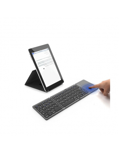 Clavier pliable avec touchpad B033 - QWERTY