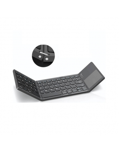 Clavier pliable avec touchpad B033 - QWERTY