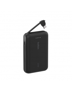 Power Bank 10K Belkin BoostCharge Avec Cable intégré USB-C Noir 2