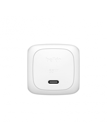 Chargeur Rapide Secteur Belkin USB-C 65W Blanc
