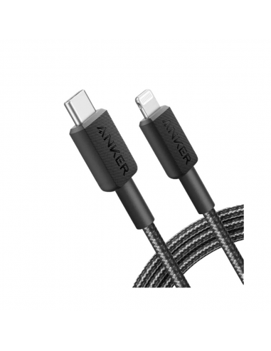 Cable USB-C Vers Lightning Anker 1.8M - Noir