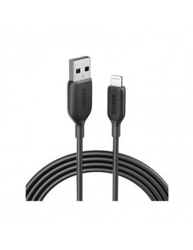 Câble USB-A vers Lightning ANKER  1.8 M - Noir
