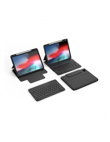 Etui avec Clavier pour iPad Air (2024) 10.9  - 11 Noir