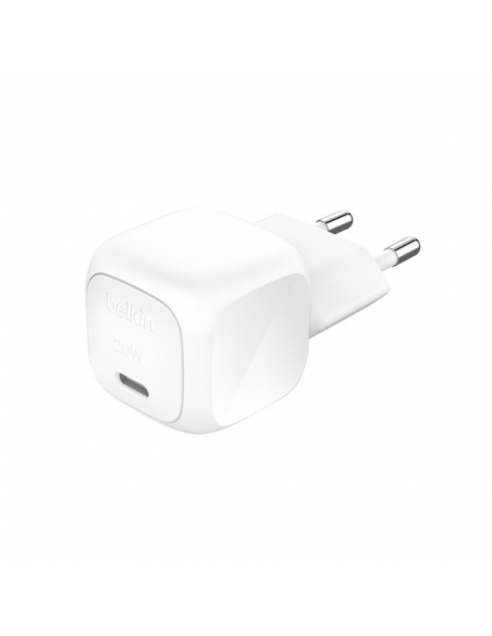 Chargeur Rapide Secteur Belkin USB-C 20W Blanc