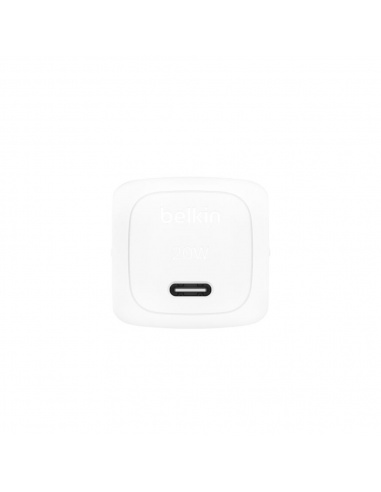 Chargeur Rapide Secteur Belkin USB-C 20W - Blanc