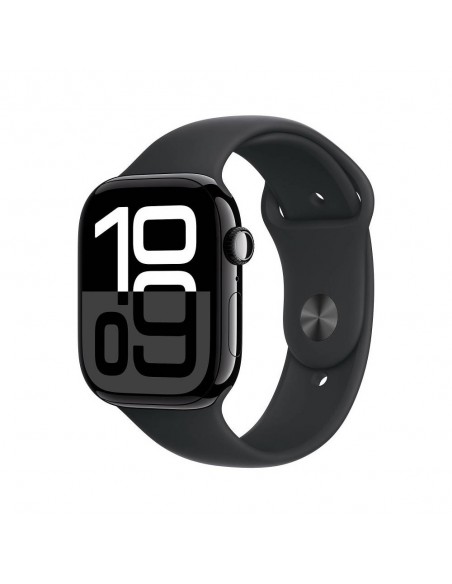 Apple Watch S10 GPS 42mm Silver Al Denim Band SB S/M Noir