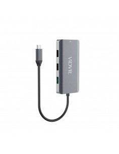Hub Type-C Vidvie 6 en 1 60W Dark Grey 2