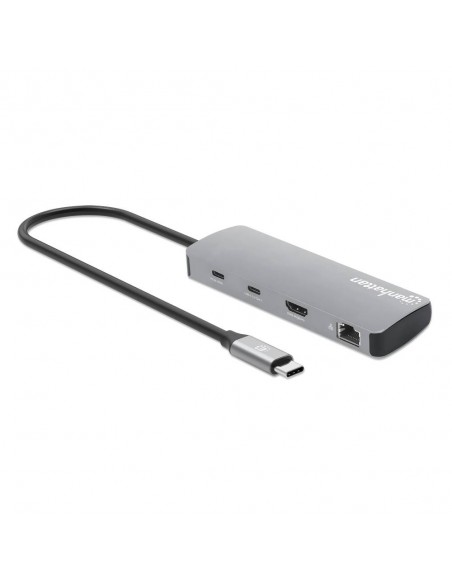 Convertisseur USB-C 9 en 1 Vers HDMI 4k Manhattan