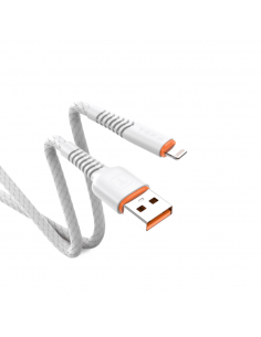 Cable Lightning Vers USB-A TERA Fast Charging 1m Blanc