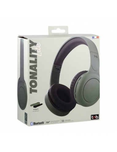 casque Bluetooth TnB Tonality autonomie 24h vert