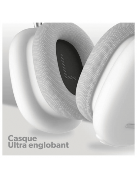 Casque Bluetooth T'nB Bounce Autonomie 50h Blanc