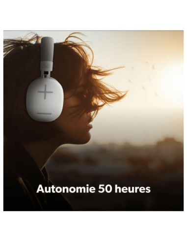 Casque Bluetooth T'nB Bounce Autonomie 50h Blanc