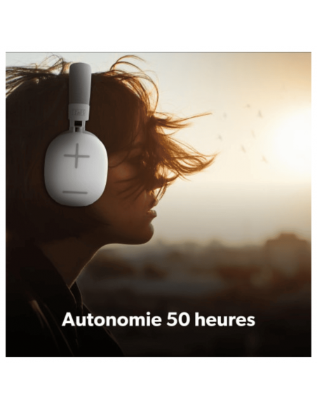 Casque Bluetooth T'nB Bounce Autonomie 50h Blanc