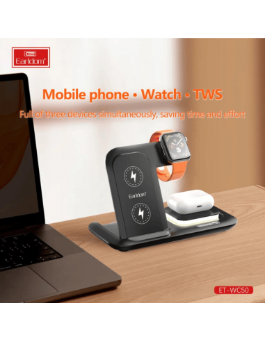 Station De Recharge 5en1 Wireless 15W Earldom