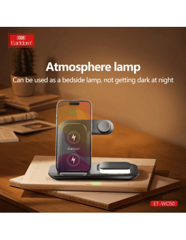 Station De Recharge 5en1 Wireless 15W Earldom