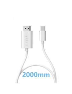 Cable Type-C vers HDMI 4K Earldom 2m 2