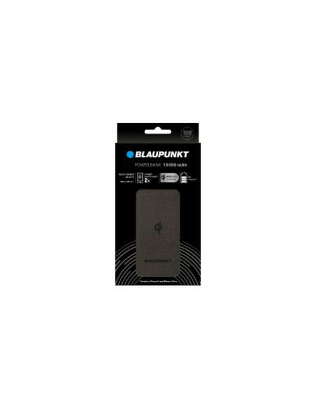 Power Bank Sans Fil 10K Blaupunkt Fast Charge 20W  Noir