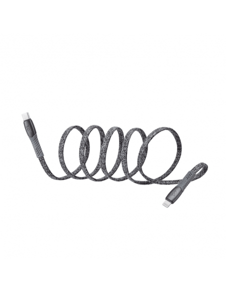 Cable Type-C Vers Lightning RIVACASE 1.2M Gris