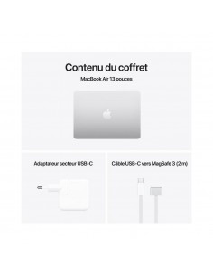 MacBook Air 13 Apple M4 CPU 10C GPU 10C 24GB SSD 512Go Silver 2
