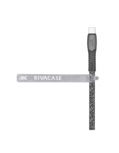 Cable Type-C Vers Type-C RIVACASE 1.2M 3 A Gris