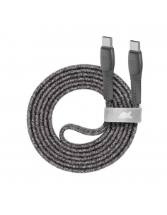 Cable Type-C Vers Type-C RIVACASE 1.2M 3 A Gris