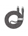 Cable Type-C Vers Type-C RIVACASE 1.2M 3 A Gris