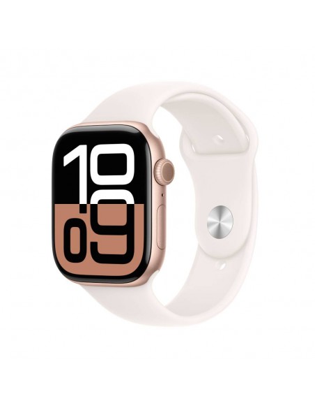 Apple Watch S10 GPS 46mm Rose Gold Al Case With Sport Band M/L