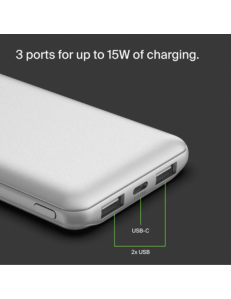 Power Bank 10K Belkin BoostCharge gris