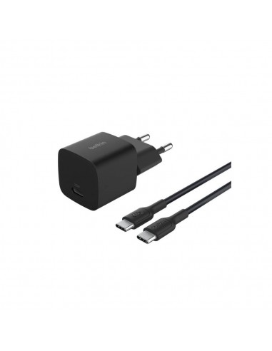 Chargeur Rapide Secteur Belkin USB-C 25W + Cable USB-C Vers USB-C