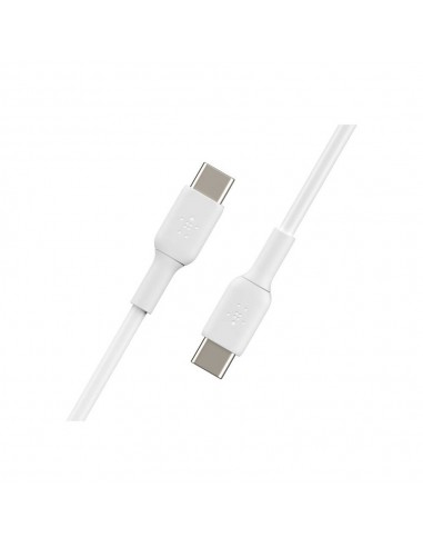 câble USB-C vers USB-C Belkin 60W 2 mètres blanc