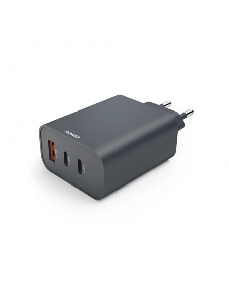 Chargeur Secteur Rapide hama USB-C 65W 2 USB-C + USB-A Noir