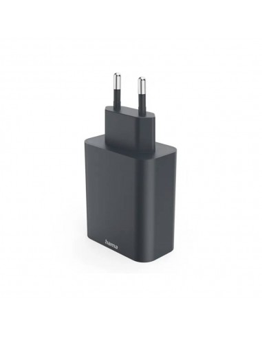 Chargeur Secteur Rapide hama USB-C 65W 2 USB-C + USB-A Noir